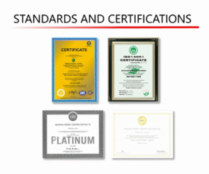 STANDARDS AND CERTIFICATIONS